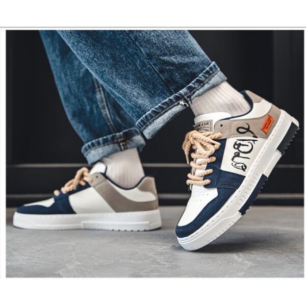 Men Sneakers Casual Shoes Fashion Lace-Up